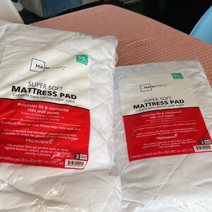 Mainstays White Super Soft Mattress Pad-2